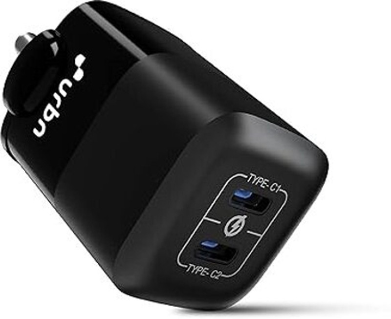 URBN 40 W GaN 3 A Multi-pin Wall Charger for Mobile(Black)