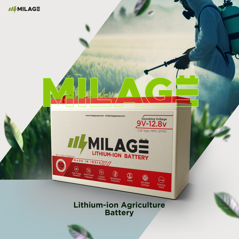 milage 12 Volt 9Ah Lithium-ion Battery Game Battery(No)