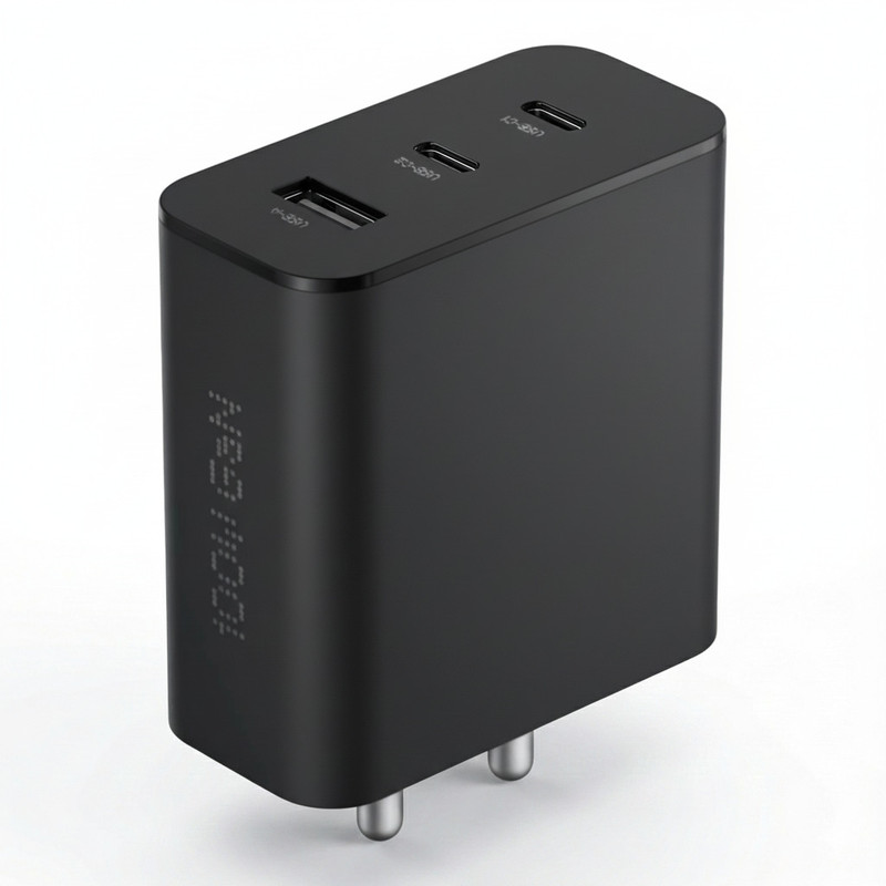 Primate 100 W PD 10 A 3 Port Mobile Charger(Black)