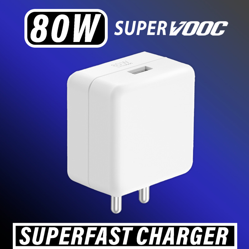 Safa 80 W SuperVOOC 7.3 A Wall Charger for Mobile(For Oneplus Nord 3, Nord 2, Nord 1, Nord CE, Nord CE2, CE2 Lite, White)