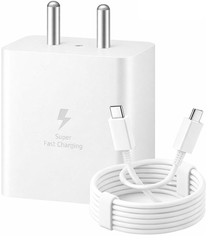 Sulania 120 W Quick Charge 8 A Wall Charger for Mobile with Detachable Cable(White, Cable Included)