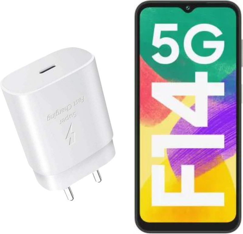 MAK 25 W HyperCharge 3 A Wall Charger for Mobile(Super Fast Charging, Compatible for Galaxy A14 5G & Other Devices, White)