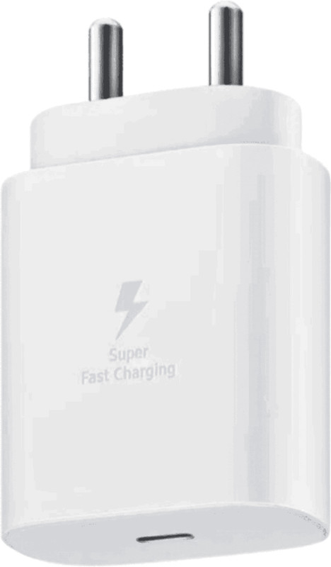 RoarX 25 W PPS 3 A Wall Charger for Mobile(White, 25W Superfast Charging For Samsung Galaxy Tab A9+ 5G Fast Charger Adapter)
