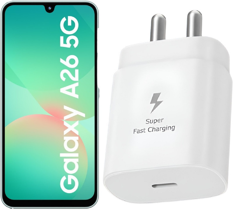 MAK 25 W Quick Charge 3 A Wall Charger for Mobile(White Superfast Charger for Samsung Galaxy A06 5g Charger Adapter)