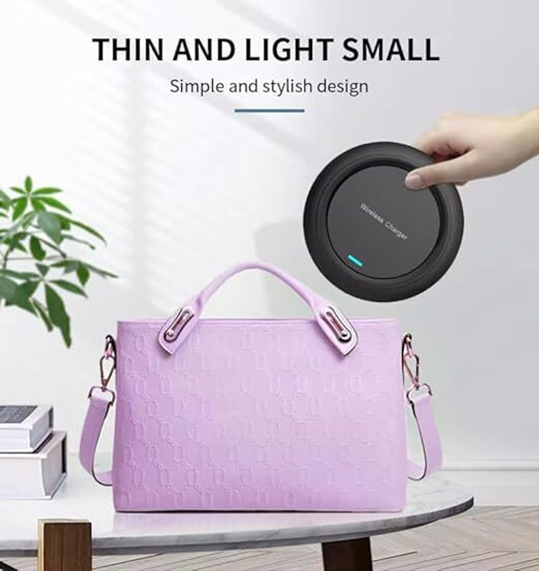 MARS Round Wireless Charging Pad Fast Charging for Samsung s24,iphone15,LG phones Charging Pad