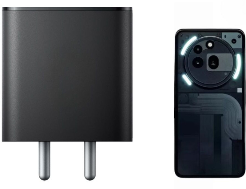 Avaxon Power GaN 0.1 A Dual Port iPod Charger with Detachable Cable(65W Super-Fast Charger, Cable Included)