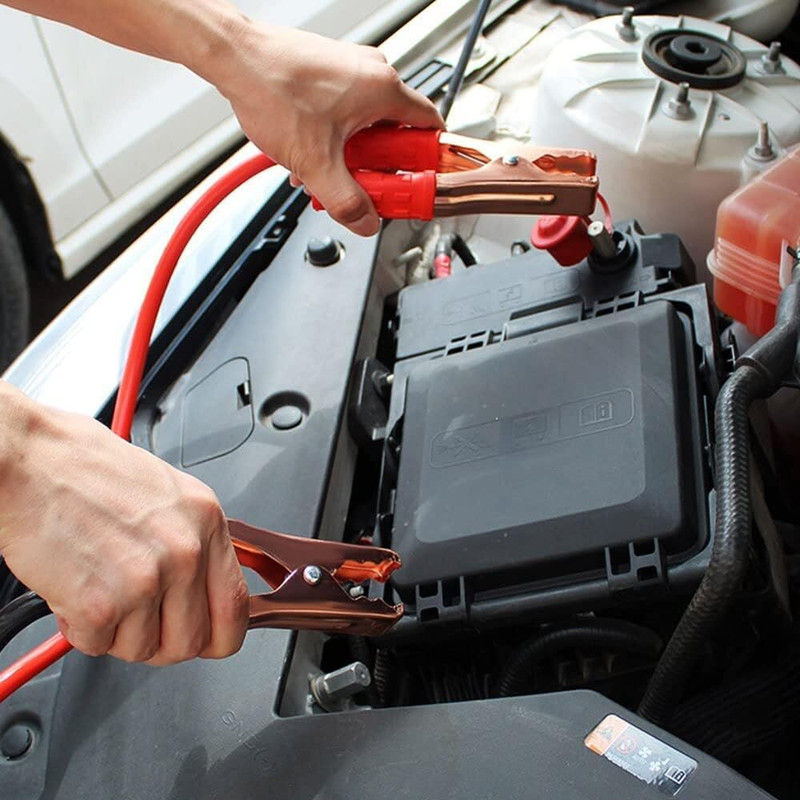 Estervig 1000 AMP Car Battery Charger Kit with Heavy-Duty Jumper Cables & Alligator Clamp 7 ft Battery Jumper Cable(Pack of 1)