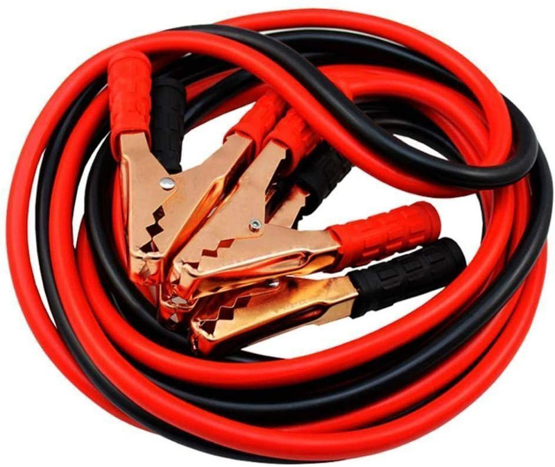 carfrill 500A Car Emergency Power Cable, Car Battery Jump Leads Booster Cables Jump Start Leads Car Battery Jump Leads Strong Car Van Battery Booster Cable 10 ft Battery Jumper Cable(Pack of 1)