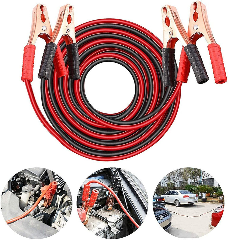 NAVI AUTO 400 Amp Jumper Cables for Car Battery, Booster Cables for Weak Batteries 7 ft Battery Jumper Cable(Pack of 1)