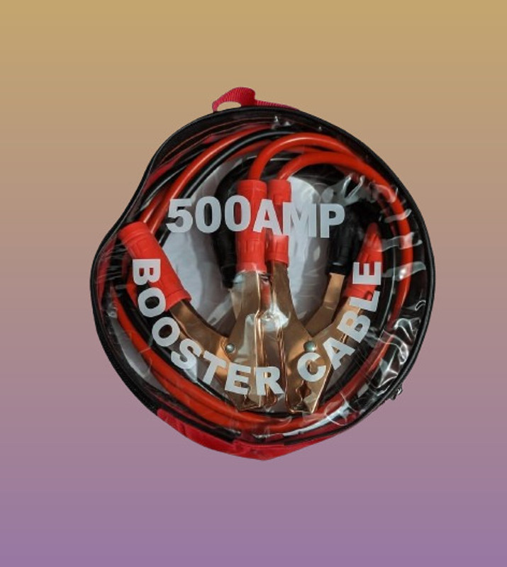 Quivix 500amp538 6.3 ft Battery Jumper Cable(Pack of 1)