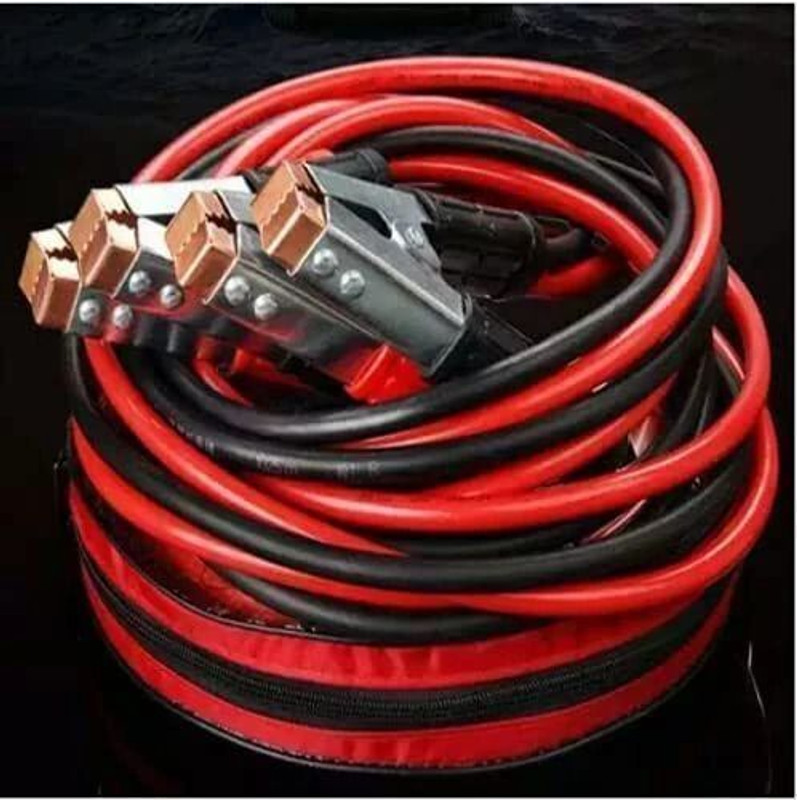 QNJL Premium Car Heavy Duty Jump Start Leads Booster Cables [1500AMP] 6.5 ft Battery Jumper Cable(Pack of 1)