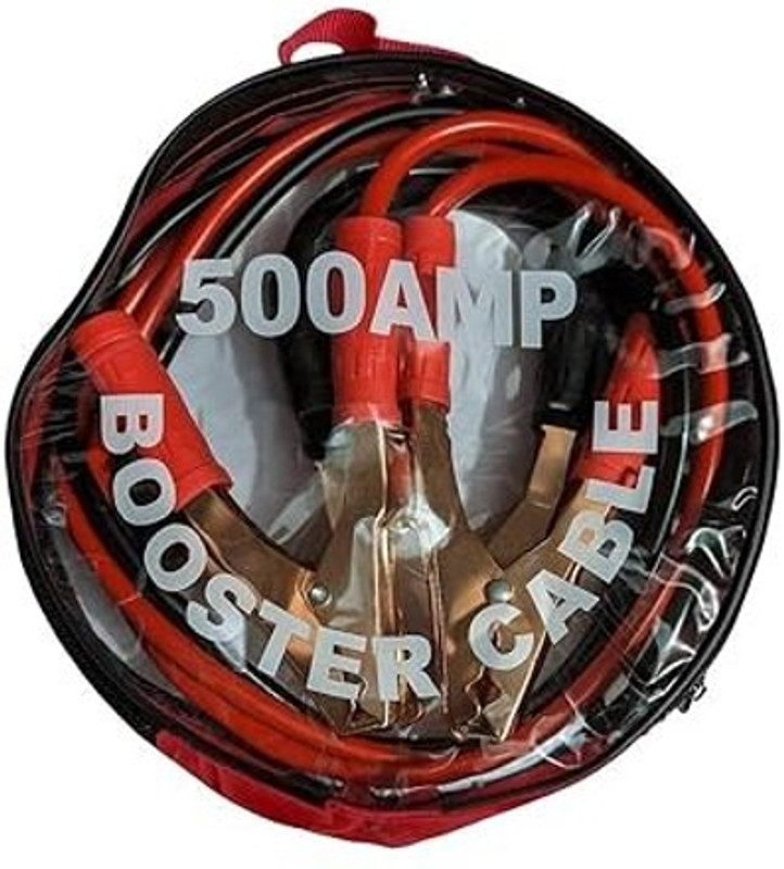 Aksh Booster Cable for Car Battery || Jumper Cable Battery Storage 500amp 7 ft Battery Jumper Cable(Pack of 1)