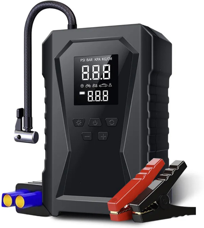 purvish 10000mAh Car Battery Jump Starter Petrol & Diesel Engines,15+ Starts Per Charge, 1.5 ft Battery Jumper Starter(Pack of 1)