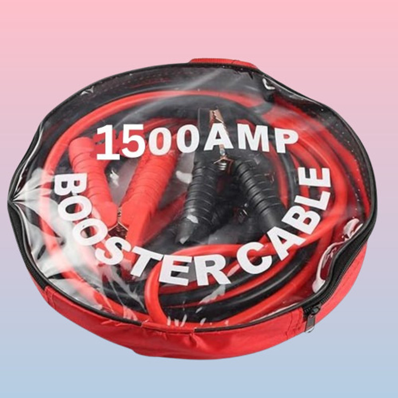 POLYGON Duty 1500 AMP Jump Wires for Auto Power Cell Professional Jump Start Cables 7.3 ft Battery Jumper Cable(Pack of 1)