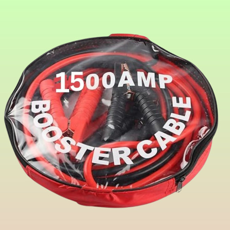 POLYGON Performance 1500 Amps Booster Leads for Car Battery Advanced Jumper Leads 7.3 ft Battery Jumper Cable(Pack of 1)