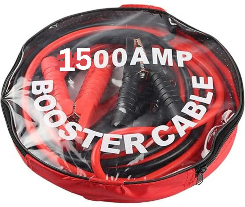 DVIMART 1500 AMP Jumper Cable with Carry Bag – 7.3 FT Heavy Duty Car Battery Booster Car ATC Power Module