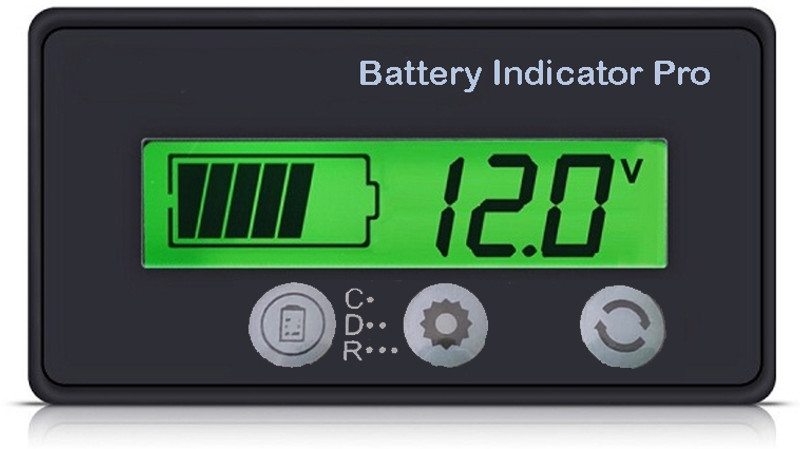 Gadget Hero's 7~120V Battery Capacity Indicator for Lead Acid Battery Digital Battery Tester