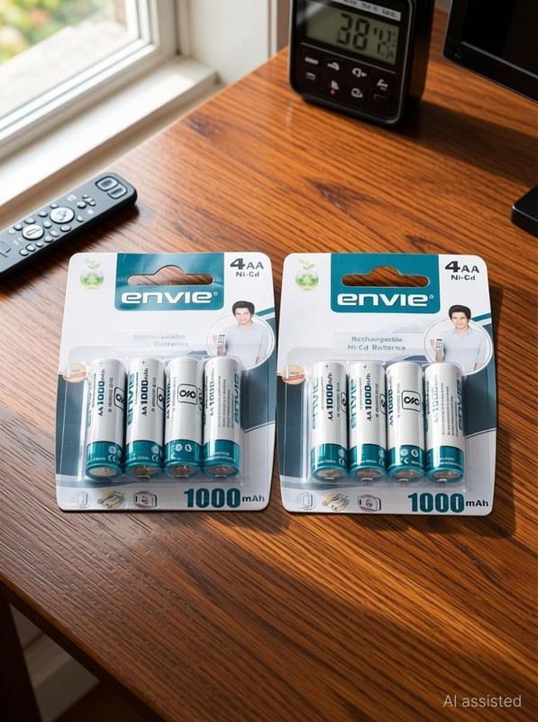 Envie 8 Nos of AA 1000 mAh  Battery(Pack of 8)