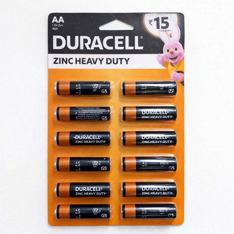 DURACELL Zinc Heavy Duty AAA Batteries  Battery