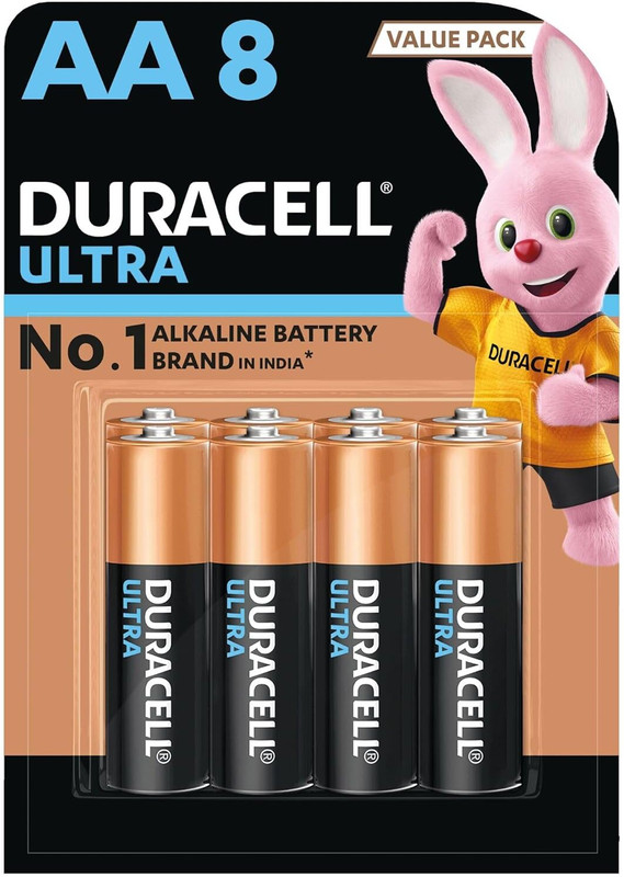 DURACELL Ultra Alkaline AA Battery(Pack of 8)