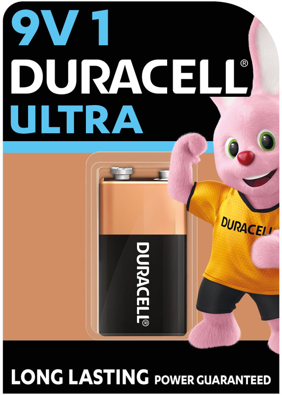 DURACELL Ultra 9V, High-Drain Devices, Smoke Alarm, Radio, Smoke Detector  Battery(Pack of 2)