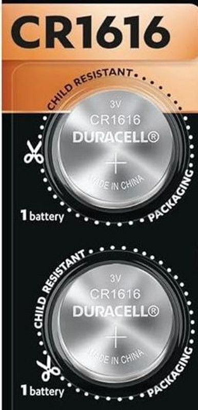 DURACELL CR1620 3V Lithium Coin cell  Battery(Pack of 5)
