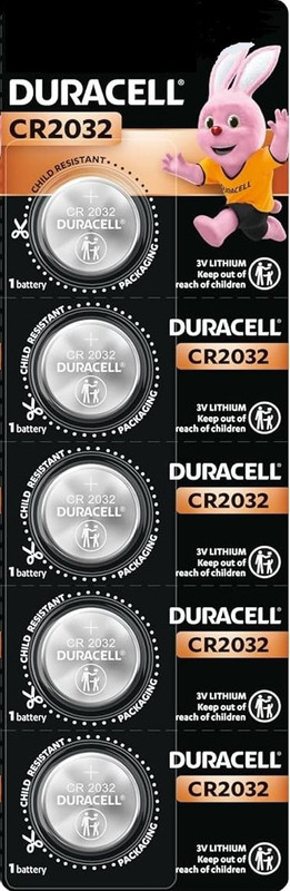 DURACELL CR2032 Lithium Coin Battery(Pack of 5)