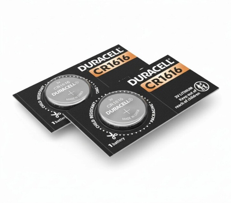 DURACELL ⚡CR1616 3V Lithium Coin Cell Advanced Long-Lasting Power  Battery(Pack of 2)