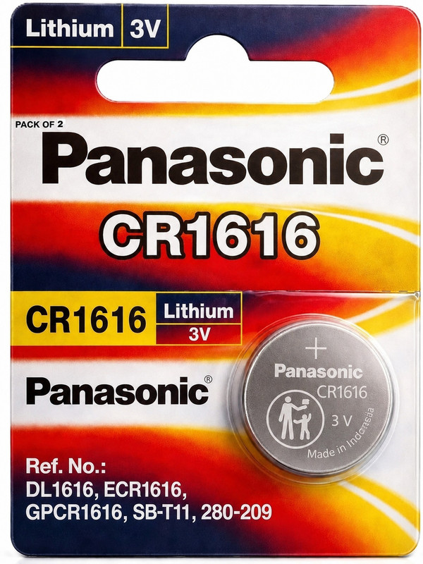 Panasonic ⚡CR1616 Lithium 3V Button Cell Advanced Energy Long Lasting Power Tech  Battery