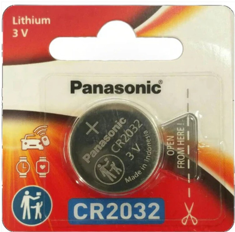 Panasonic CR2032 Lithium Coin Cell 3V ⚡ Ultra Stable Power, Extended Life for Smart Device  Battery