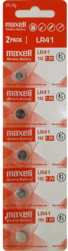 Maxell ⚡UltraVolt LR44 1.5V Premium Alkaline Button Cell High Tech Long-Life   Battery(Pack of 10)