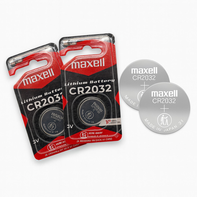 Maxell CR2032 3V Lithium Coin Cell | Ultra High-Tech Power ★ Japan Quality Pack  Battery(Pack of 2)