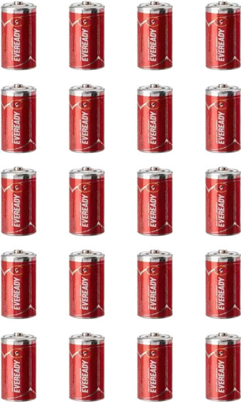 EVEREADY SUPER HEAVY DUTY LEAKPROOF D 1050 R20P  Battery(Pack of 20)