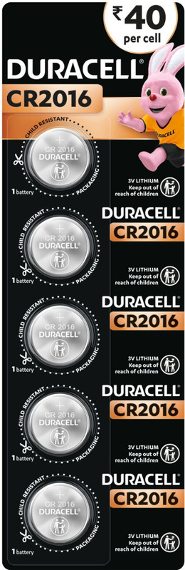 DURACELL CR2032 Lithium Coin, Specialty Devices, Child Resistant Packaging  Battery(Pack of 5)