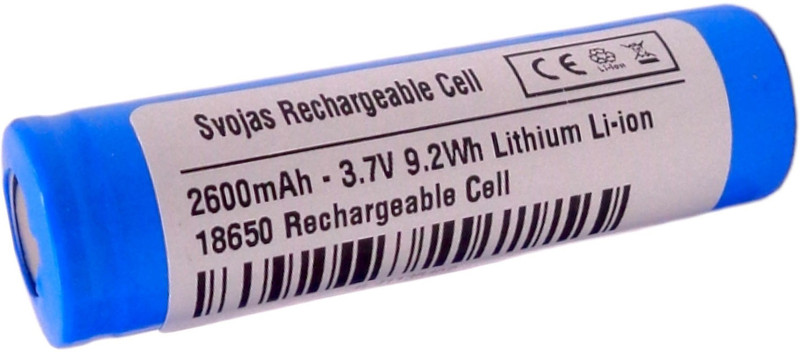Svojas 18650 battery 2600mAh 3.6V 18650 rechargeable battery lithium cell  Battery