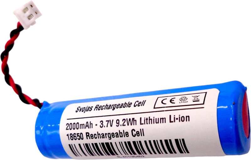 Svojas 18650 Li-ion 2000mAh Rechargeable   Battery