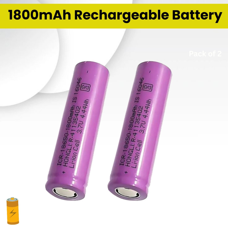FRONY Rechargeable 1800Mah Lithium-Ion Batteries For Trimmer and Spaeker Pack of 2Q112 Battery(Pack of 2)