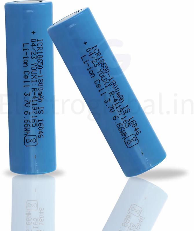 Electroglobal Original 18650 Li-ion 1800mAh Rechargeable Battery Game Battery(Yes)