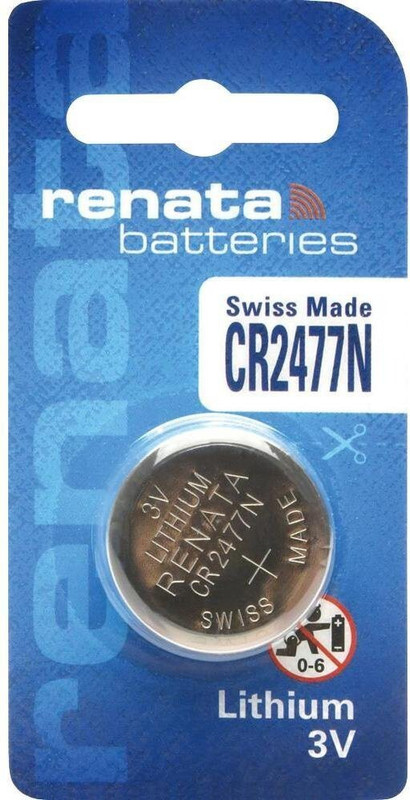 Renata CR 2477N Lithium battery 3V Swiss Made Battery