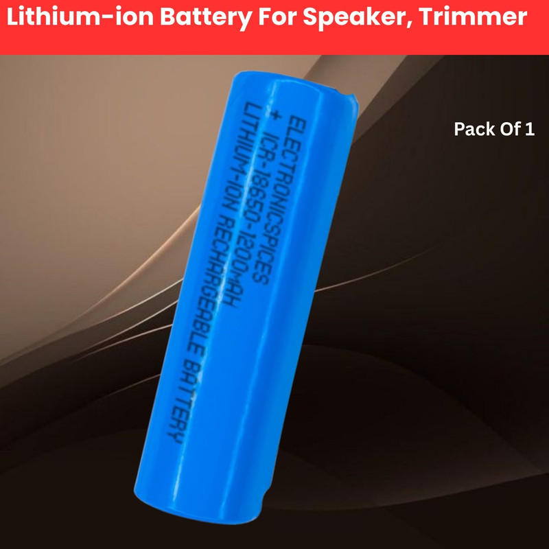 FRONY 1200Mah Lithium-Ion Rechargeable  For Light/Student Project Pack of 1T205  Battery