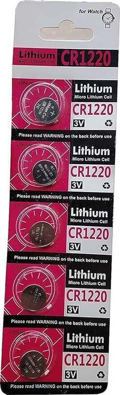 OG X NEXA WITH DEVICE CR1220 Lithium Coin Cell , 3V, Pack of 5, for Watches and Electronics  Battery(Pack of 5)