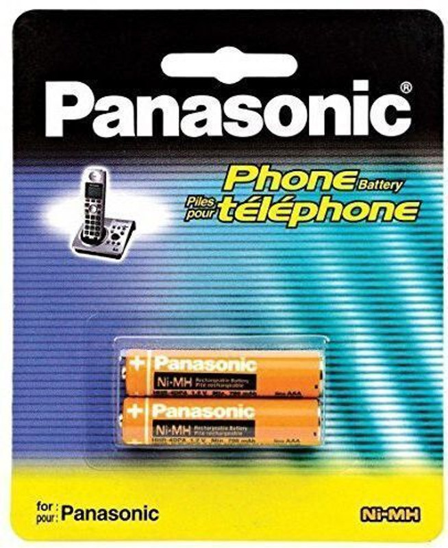 Panasonic Rechargeable Ni-MH AAA For Cordless Phone And Toys Battery(Pack of 2)