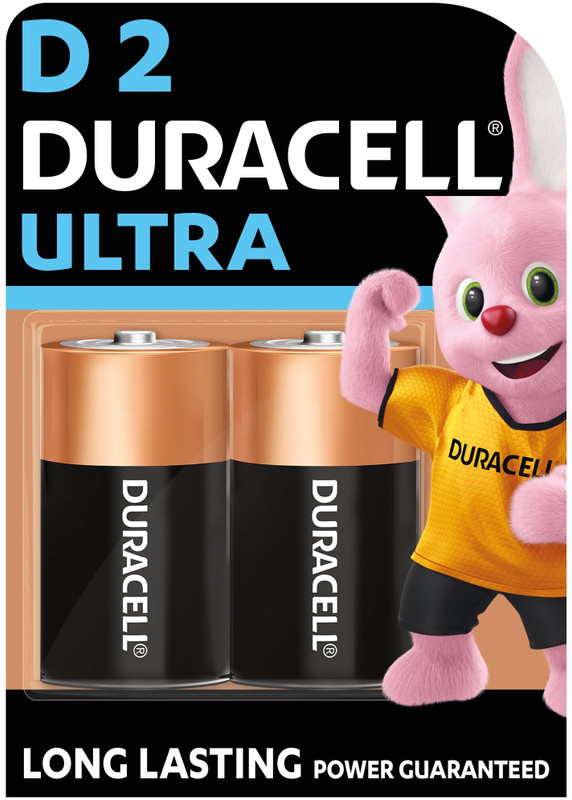DURACELL Ultra D, High-Drain Devices, Flashlight, Toy, Electric Door Lock  Battery(Pack of 2)