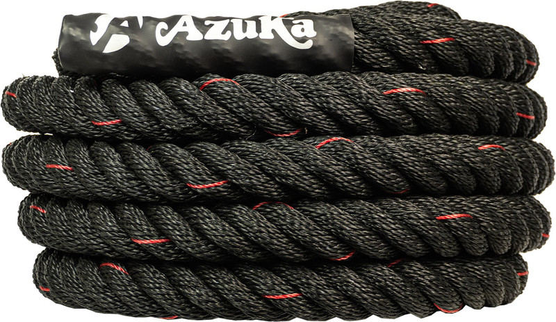 NTC BR 50FT TW 3STR RED TR Battle Rope(Length: 50 ft, Weight: 10 kg, Thickness: 36 inch)