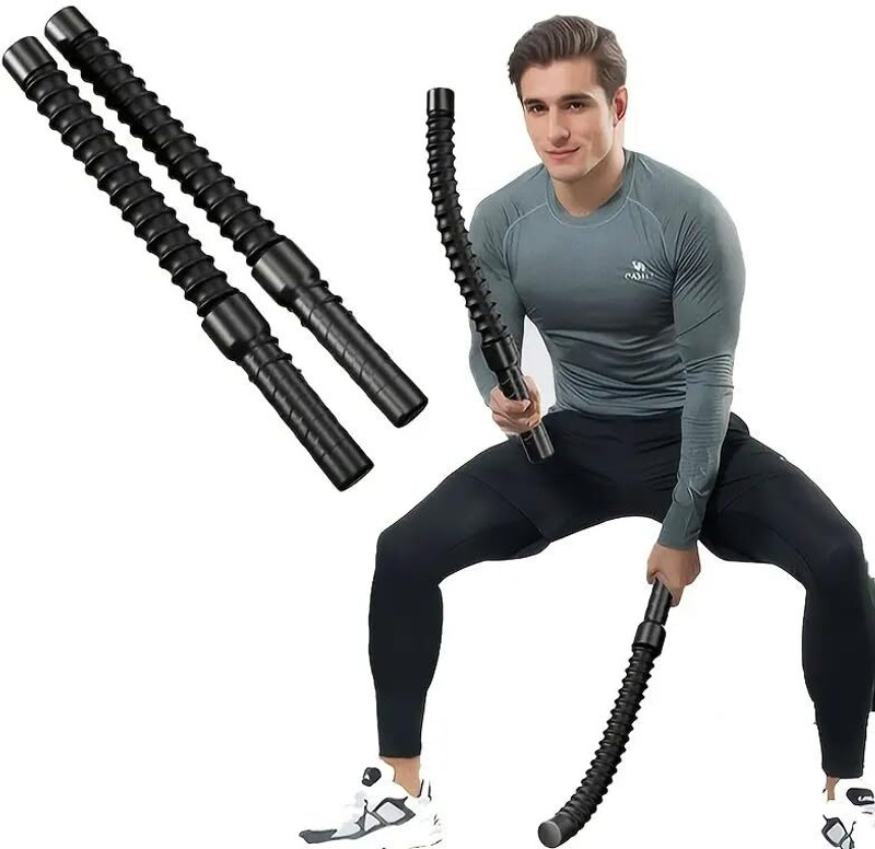 BalanceFrom Cordless Battle Rope with Resistance Balls |Training Rope for Home Gym Battle Rope(Length: 0.2 ft, Weight: 0.25 kg, Thickness: 3 inch)