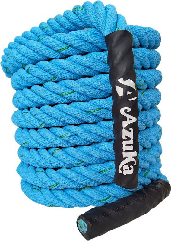 Azuka Ultimate Fitness Strength Training Battle Rope Battle Rope(Length: 50 ft, Weight: 9.5 kg, Thickness: 1.5 inch)