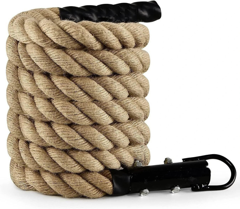squarefit Climbing Rope, 1.5" Diameter Gym Fitness Training Rope for Home & Gym Battle Rope(Length: 12 ft, Weight: 3 kg, Thickness: 1.5 inch)