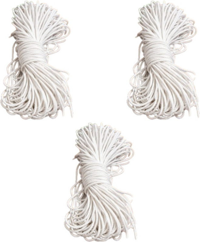Maazi Resham Rope Thick Strong Multipurpose Rope pack of 5 Battle Rope(Length: 32 ft, Weight: 0.2 kg, Thickness: 4 inch)
