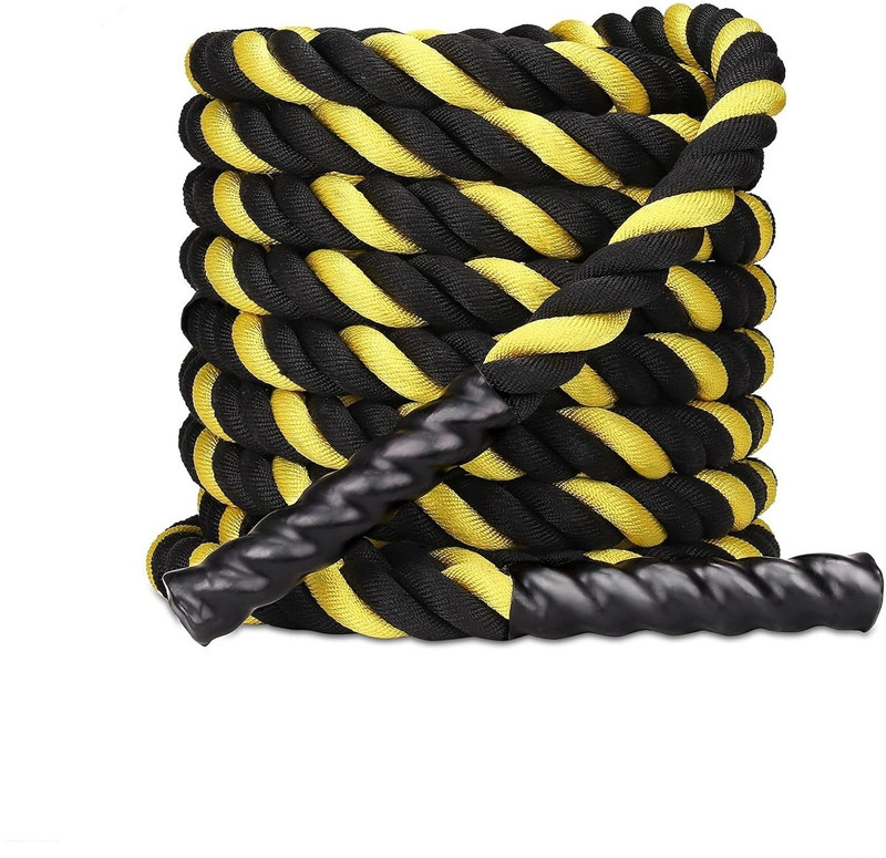 squarefit CB-001 Battle Rope(Length: 15 ft, Weight: 6 kg, Thickness: 1.575 inch)