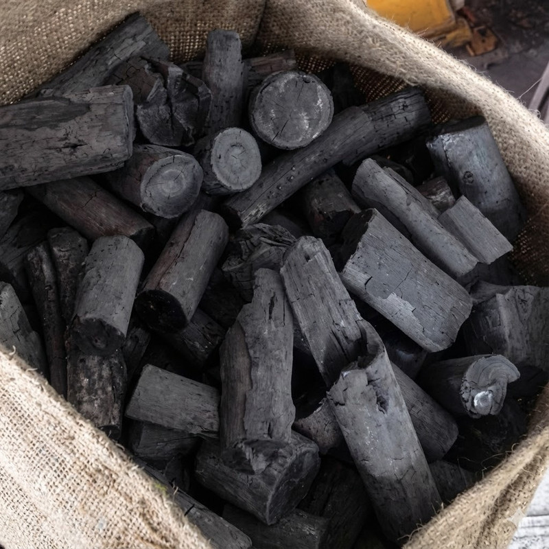 TJS Coal Traders Oak Barbeque Wood Chunks(1 kg)